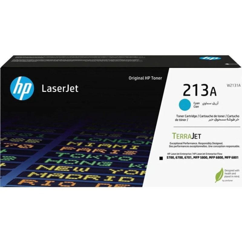 Toner hp 213a cyan lj ent 5700 5800 6700 6701 6800 6801 (3 000 pag) Toner hp 213a cyan lj ent 5700 5800 6700 6701 6800 6801 (3 000 pag)