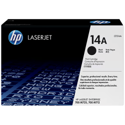 Toner 14a mfp m712 preto (cf214a)