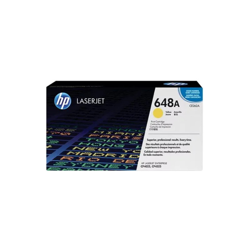 TONER 648A 4525 AMARELO (CE262A) TONER 648A 4525 AMARELO (CE262A)