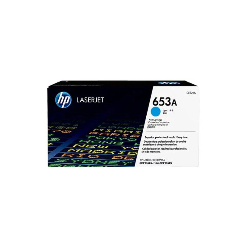 Toner 653a mfp680 ciano (cf321a) Toner 653a mfp680 ciano (cf321a)