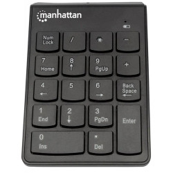 Teclado numerico wireless preto