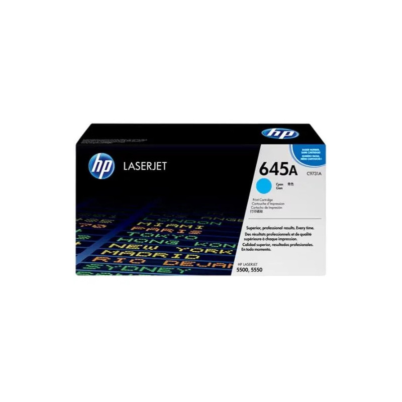 Toner 645a 5500 ciano (c9731a) Toner 645a 5500 ciano (c9731a)