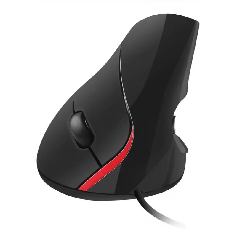 Rato ergonómico vertical 1000 dpi preto Rato ergonómico vertical 1000 dpi preto