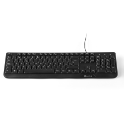 Teclado com fio + rato com fio multimédia