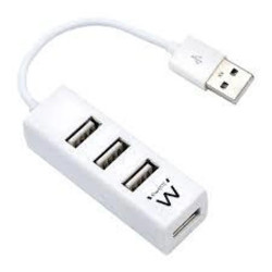 Hub mini usb 2.0 4 portas branco