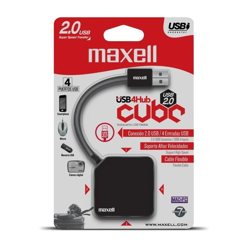 Hub cubo 4-porta usb 2.0 (347644) Hub cubo 4-porta usb 2.0 (347644)