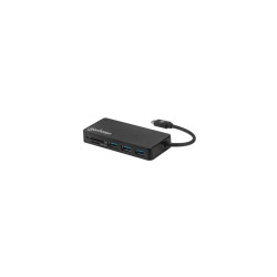 Hub usb-c 3 portas + leitor de cartão sd/microsd