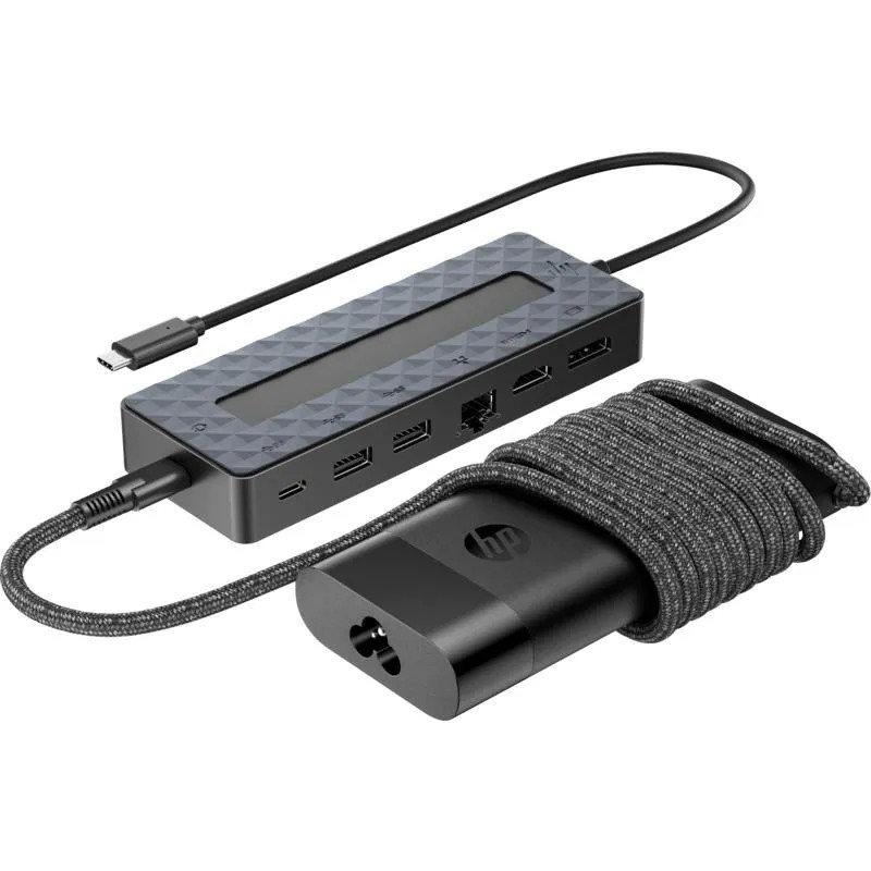 HUB USB-C PARA 1HDMI/1USB-C/1DP/1RJ45/2USB-A TRAVEL HUB USB-C PARA 1HDMI/1USB-C/1DP/1RJ45/2USB-A TRAVEL