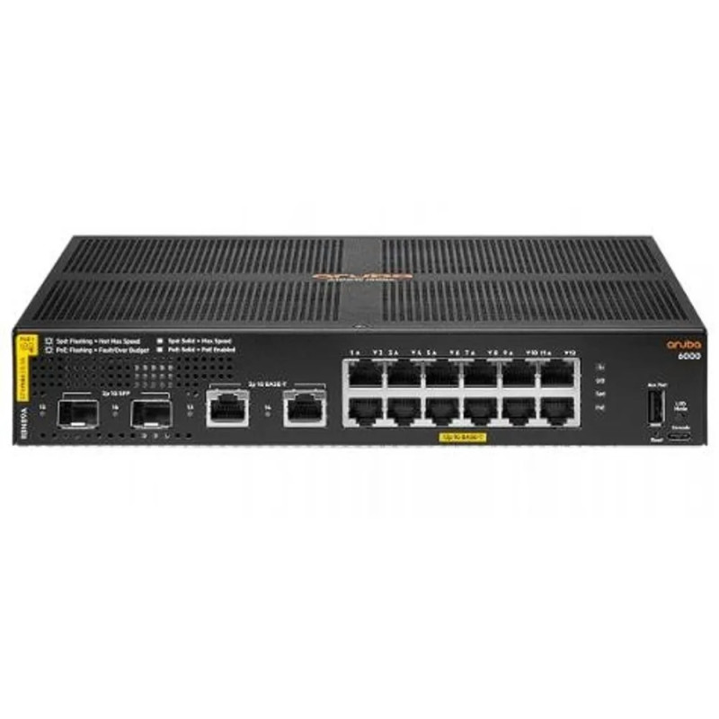 Switch hpe 6000 12g poe+ cla4 2sfp Switch hpe 6000 12g poe+ cla4 2sfp
