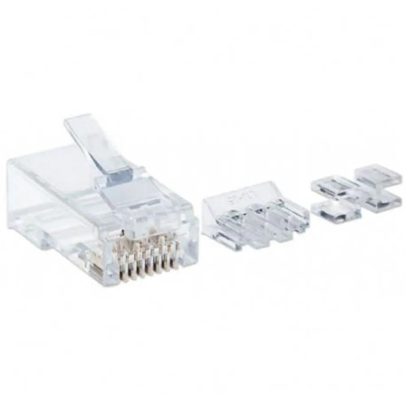 Conectores cat6 rj45 80 unidades Conectores cat6 rj45 80 unidades
