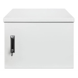 Armario 12u 600mm c/2 vent ip55 industrial cinzento