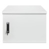 Armario 12u 600mm c/2 vent ip55 industrial cinzento