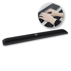 Apoio de pulsos para teclado ergonomico preto