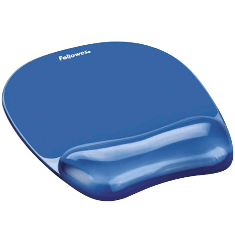 Tapete para rato com apoio - gel azul Tapete para rato com apoio - gel azul
