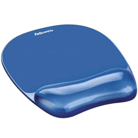 Tapete para rato com apoio - gel azul