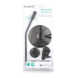 Microfone multimedia meeting 1.8m preto