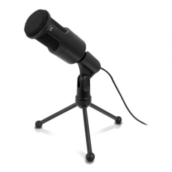 Microfone nc com suporte 2.0m preto