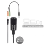 Microfone nc com suporte 2.0m preto