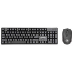 Teclado + rato wifi preto