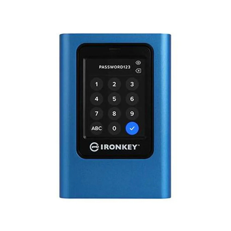 Disco Externo 2.5'' 480GB Ssd Usb-C Ironkey Azul Disco Externo 2.5'' 480GB Ssd Usb-C Ironkey Azul