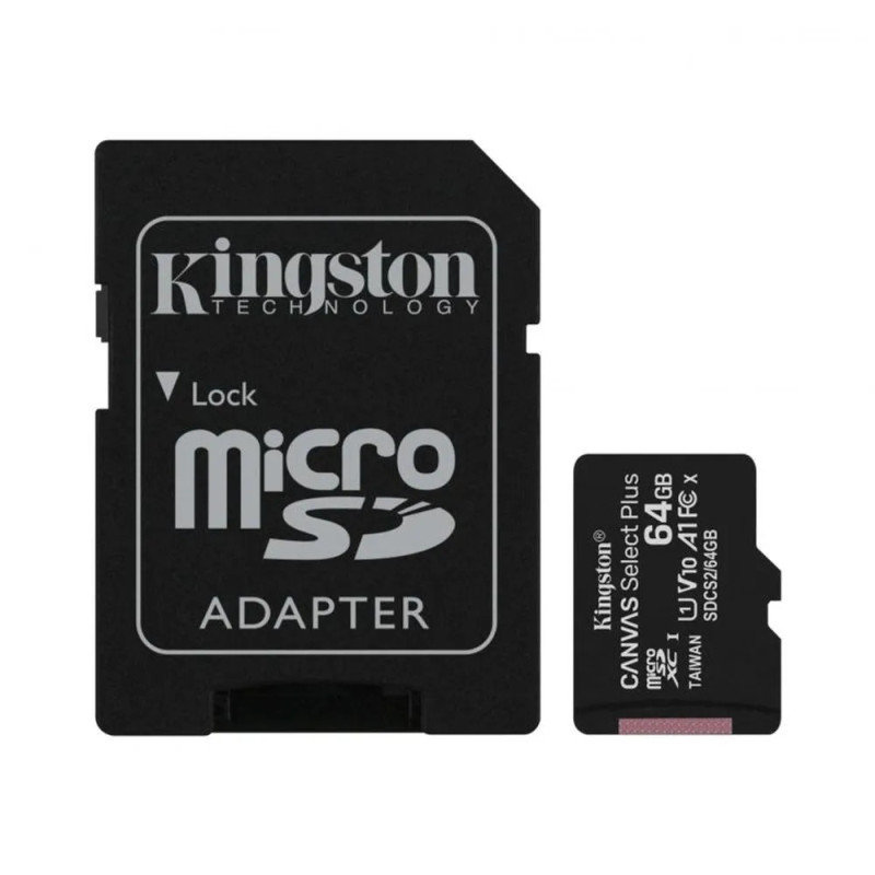 Cartão de Memória 64GB Cl10 100r com Adaptador Cartão de Memória 64GB Cl10 100r com Adaptador