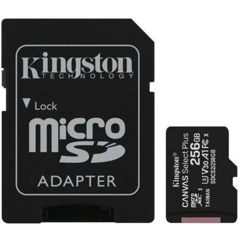 Cartão de Memória Micro Sd 256GB Cl10 Sdxc 100r Com Adaptador Cartão de Memória Micro Sd 256GB Cl10 Sdxc 100r Com Adaptador