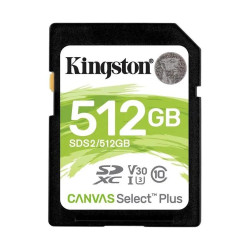 Cartão De Memória Sd 512GB Cl10 100R