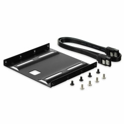 Kit montagem de ssd/hdd 2.5 p/ 3.5 +cabo sata+parafusos