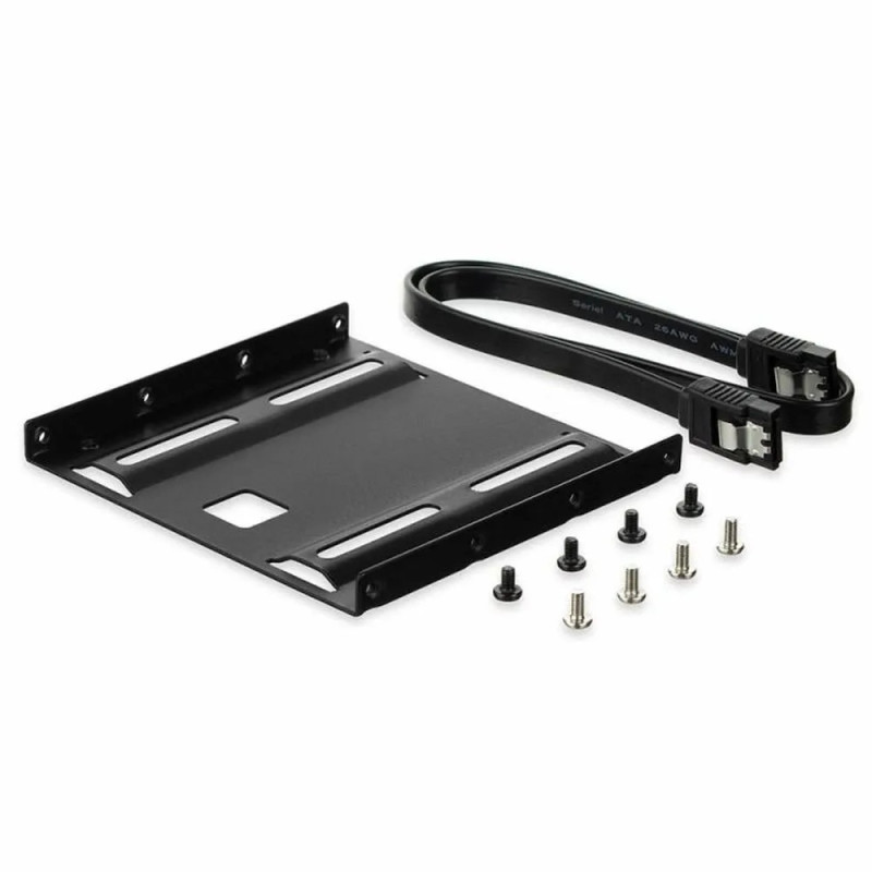 Kit montagem de ssd/hdd 2.5 p/ 3.5 +cabo sata+parafusos Kit montagem de ssd/hdd 2.5 p/ 3.5 +cabo sata+parafusos