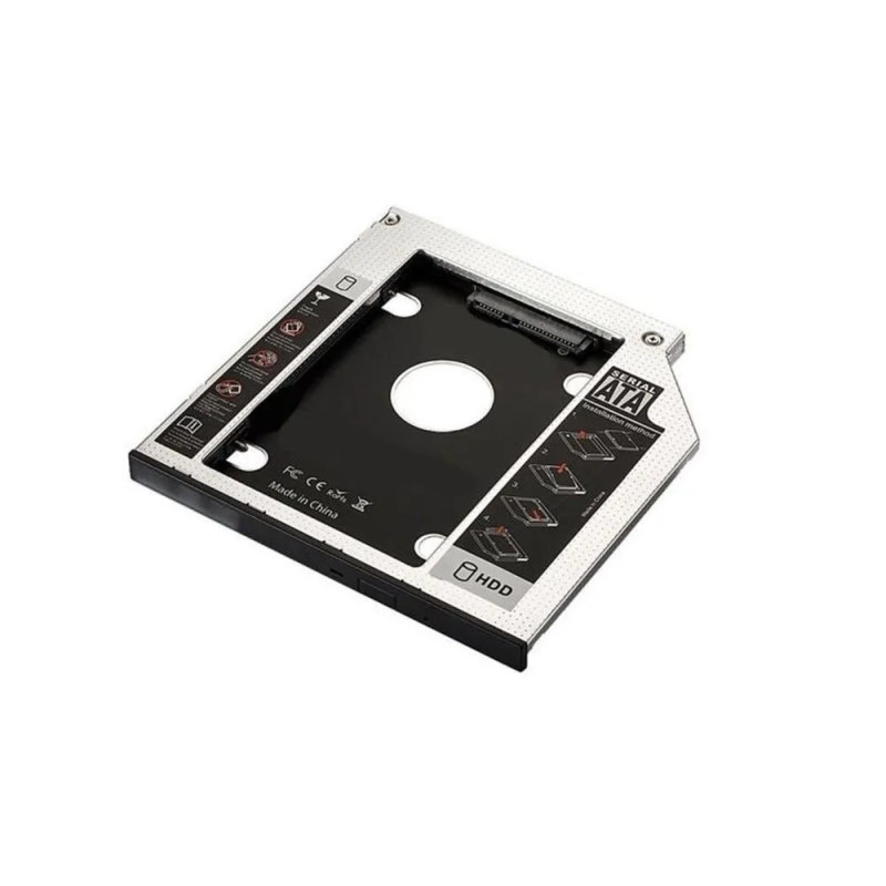 Adaptador Caddy Sata Iii Ssd/Hdd Para Drive Slot 9.5mm Adaptador Caddy Sata Iii Ssd/Hdd Para Drive Slot 9.5mm