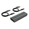 Caixa Externa Usb 3.2 Usb C-c e Usb C-a (M)