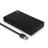 Caixa Externa Hdd 3.5'' Sata Ssd 3.2 Preta