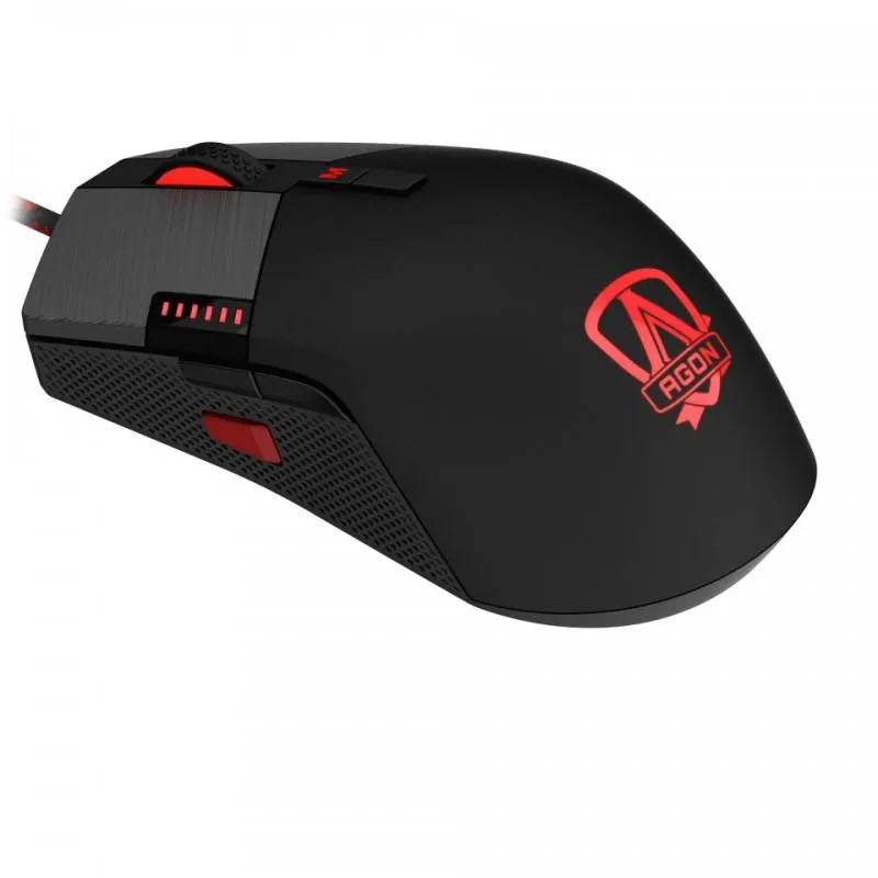Rato óptico gamer agon gm700 16000 dpi rgb preto com fio Rato óptico gamer agon gm700 16000 dpi rgb preto com fio